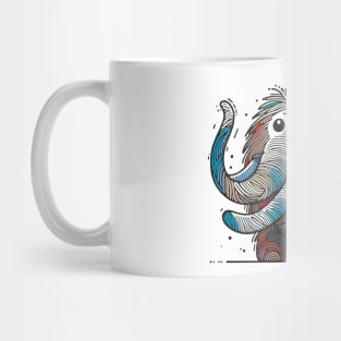 Tusked Majesty Woolly Mammoth Mug